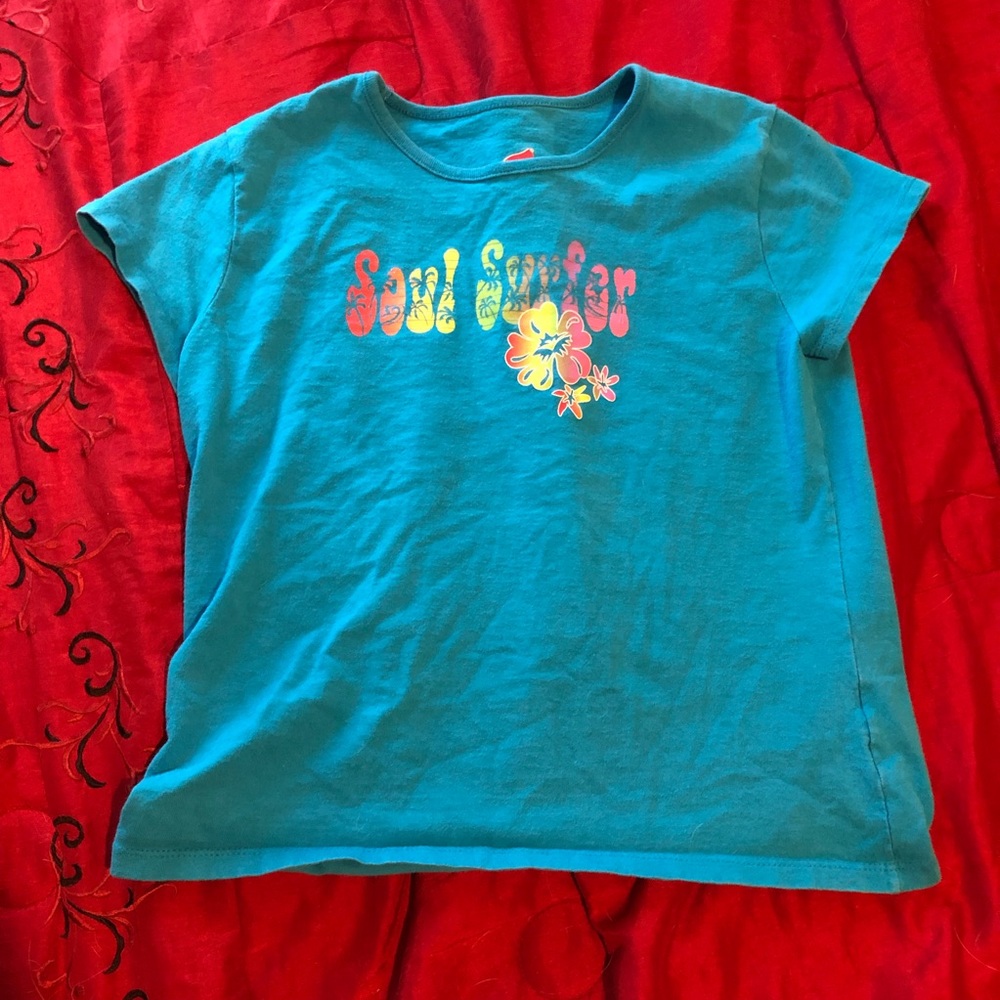 3/$8 Y2k soul surfer tummy top